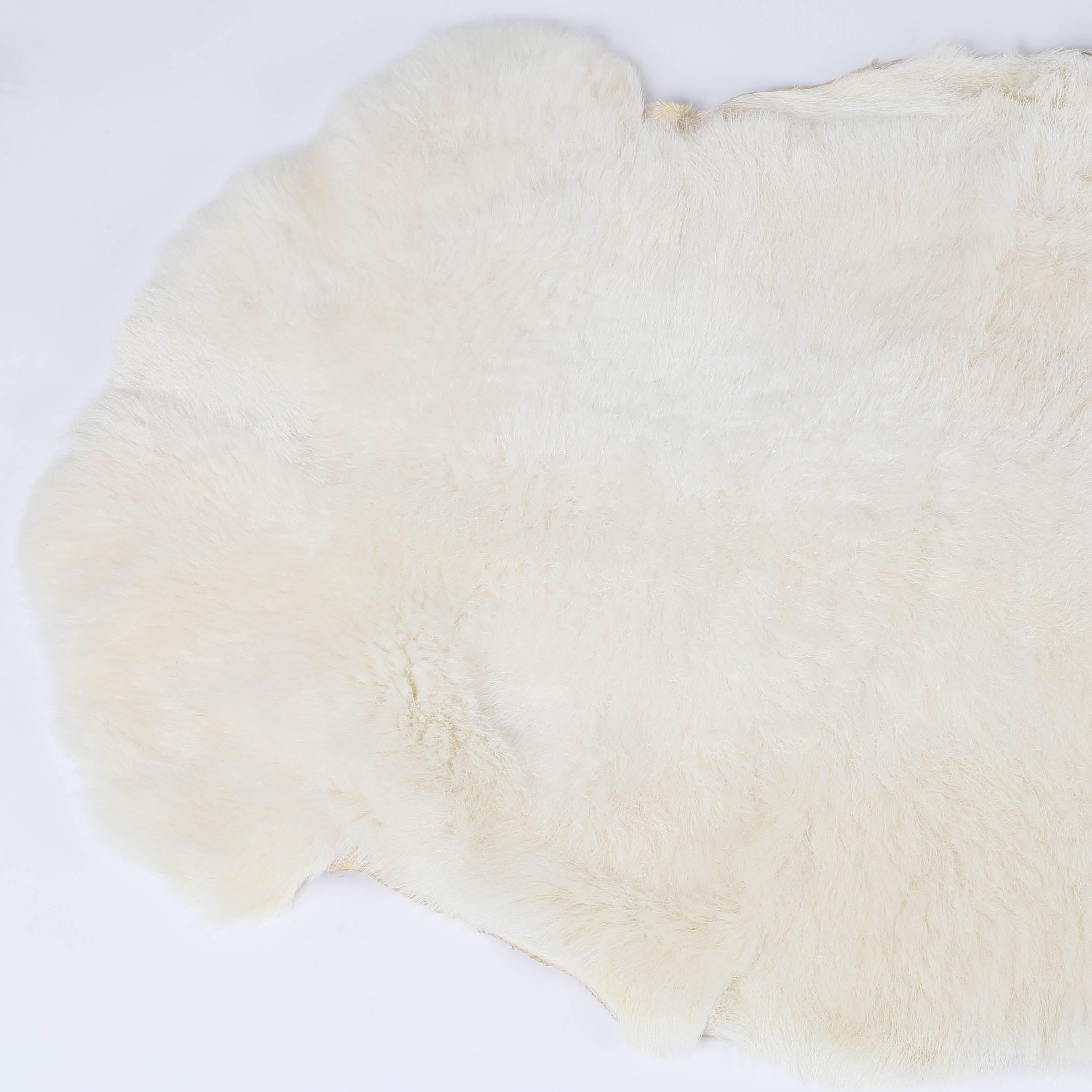 American White Katahdin Hair Sheep Throw or Rug