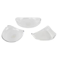 Collection of Three Lucite Centerpiece Bowls, Circa 1970s
