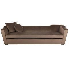 1950s James Mont Sofa in Mohair Velvet 8