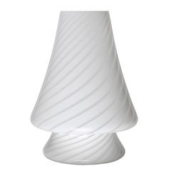 1980s Vetri Murano Swirl Glass Table Lamp