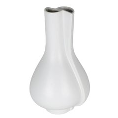 White "Surrea" Vase by Wilhelm Kåge for Gustavsberg, circa 1940s