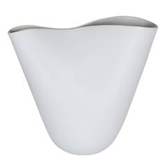 White "Vekla" Vase by Stig Lindberg for Gustavsberg, circa 1950s