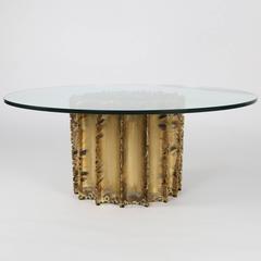 Tom Greene Brutalist Coffee Table, circa 1970s