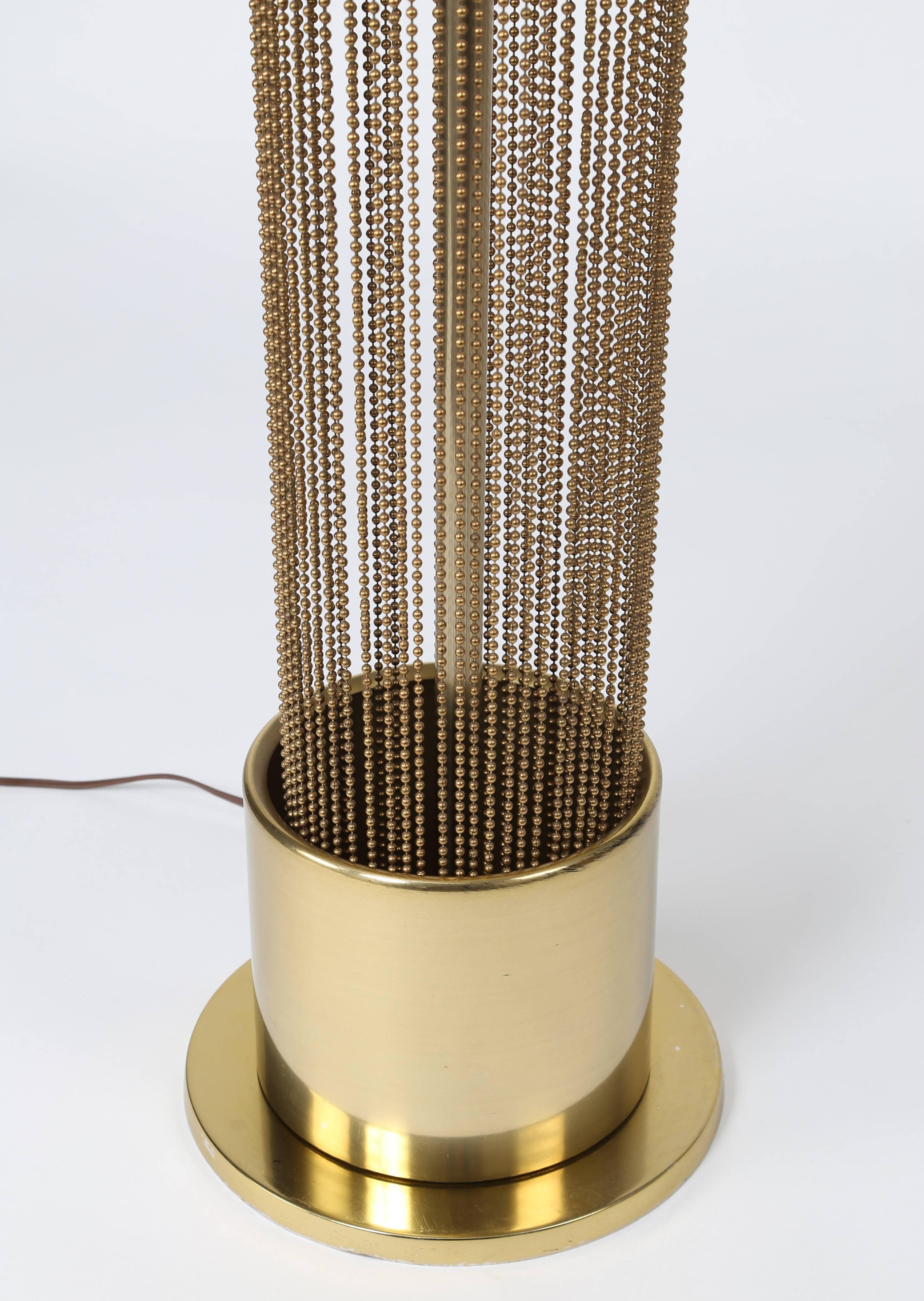 beaded floor lamp