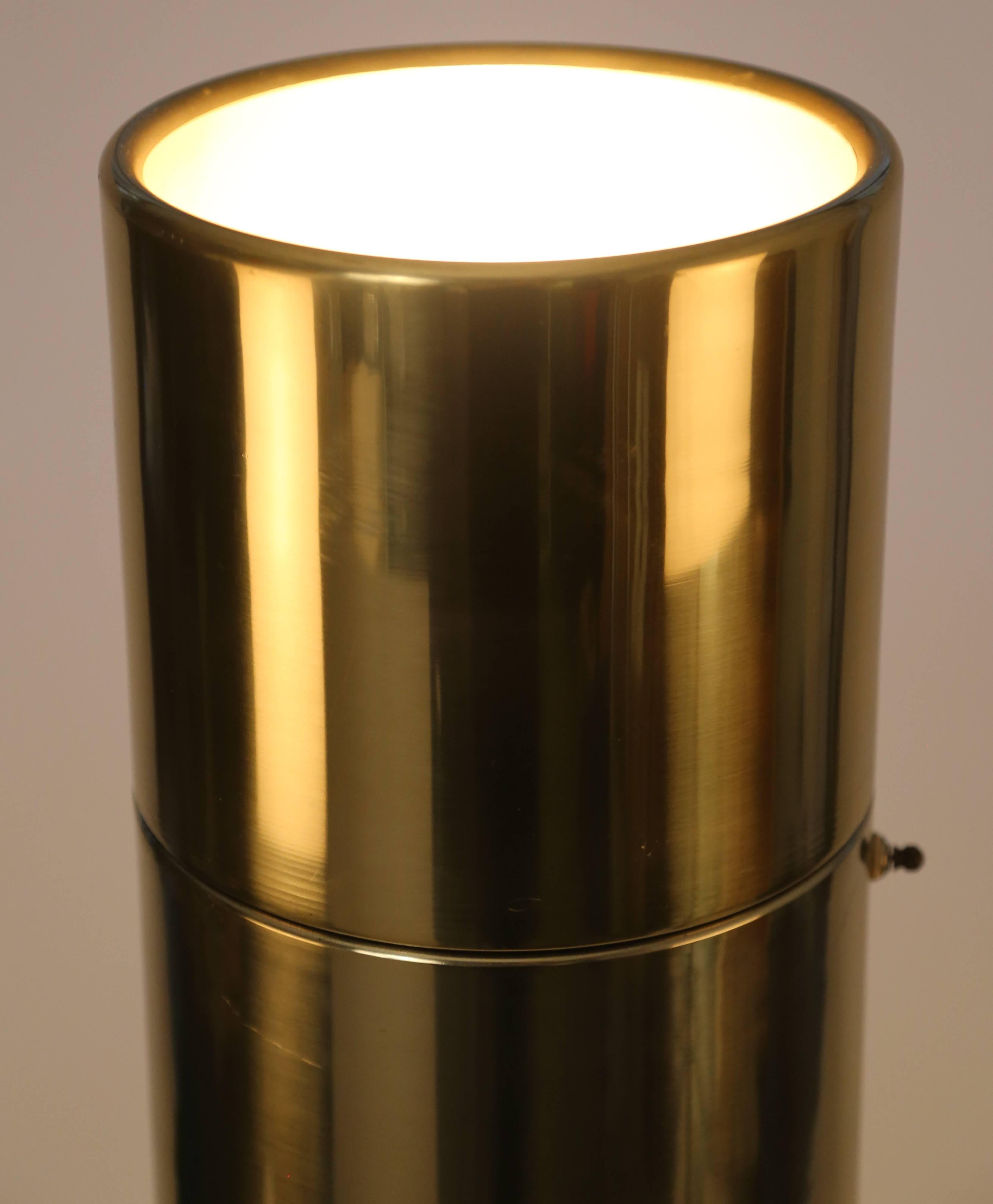 Pierre Cardin Brass Beaded-Chain Floor Lamp In Excellent Condition In Brooklyn, NY