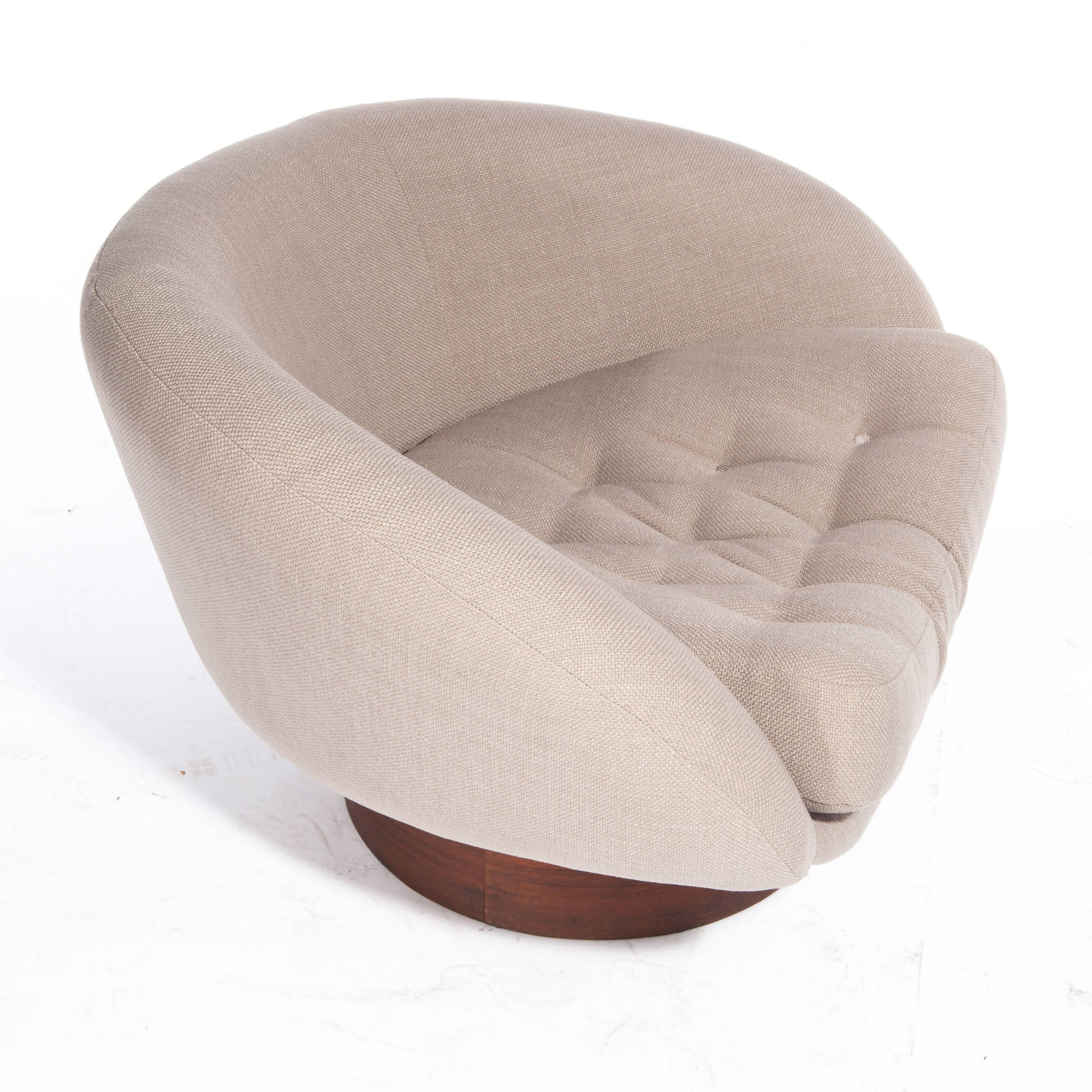 Upholstery 1970s Lounge Chair in the Style of Adrian Pearsall