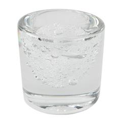 Clear Crystal Bubble Vase by Floris Meydam for Leerdam Unica, Circa 1960s 2