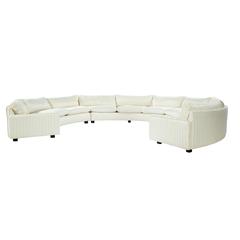 Monumental Circular Sectional Sofa by Milo Baughman, circa 1970s