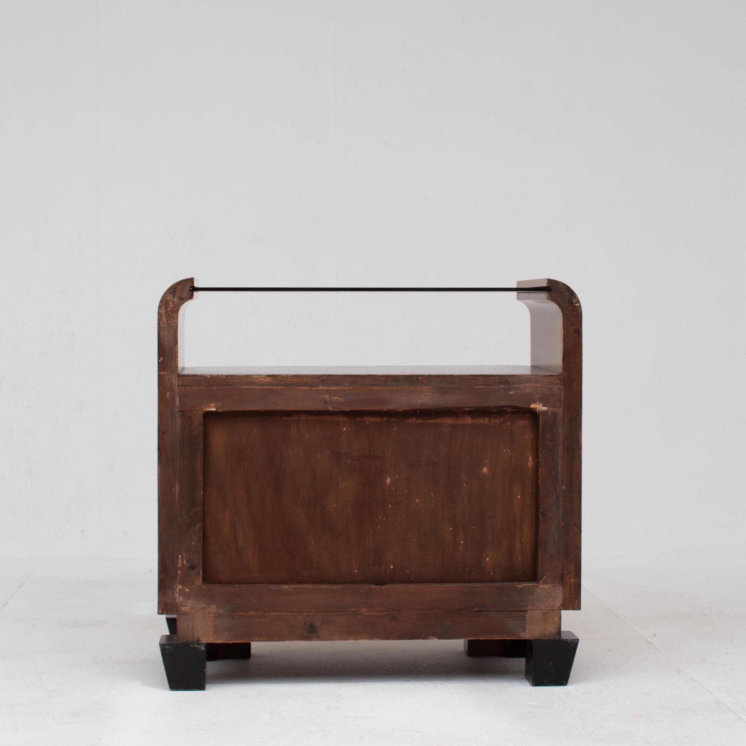 Métal Tables de nuit - Art déco en vente