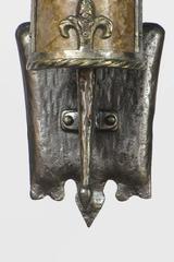 Set of Four Spanish Revival Sconces with Original Mica Shades