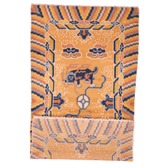 Antiker tibetischer Teppich, 1960er Jahre, 167 x 86 cm