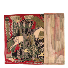 Pierre de Berroeta Mid-Century Abstract Wool Tapestry, France, circa 1950