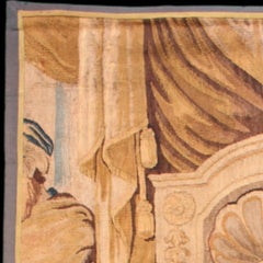 Antique French Figurative Tapestry in Wool and Silk, circa 1780