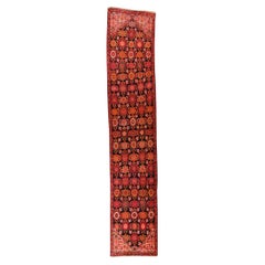 Long Antique Caucasian Karabagh Runner, 1910s, 575 x 111 cm
