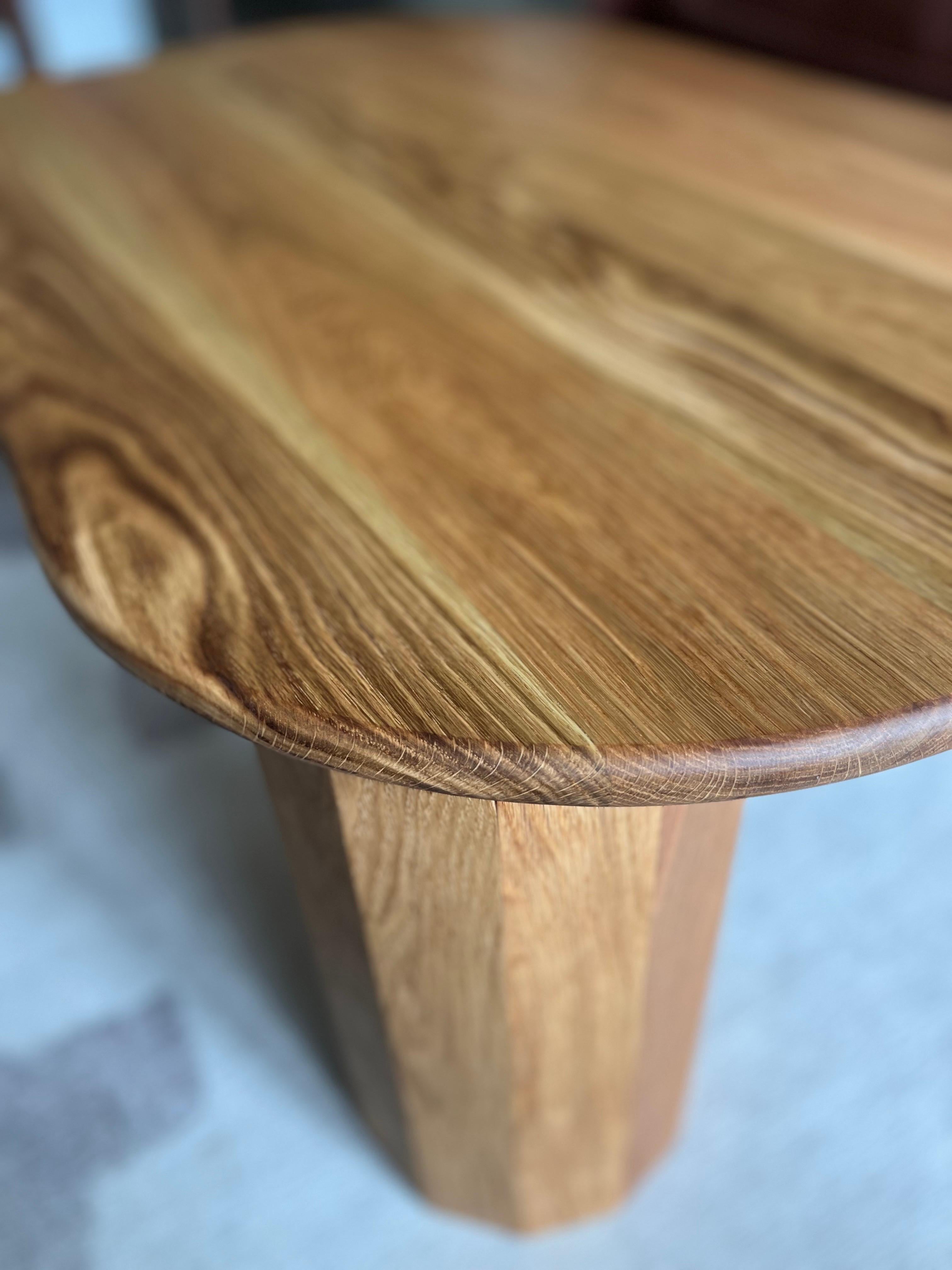 White Oak Redline Design Coffee Table For Sale 4
