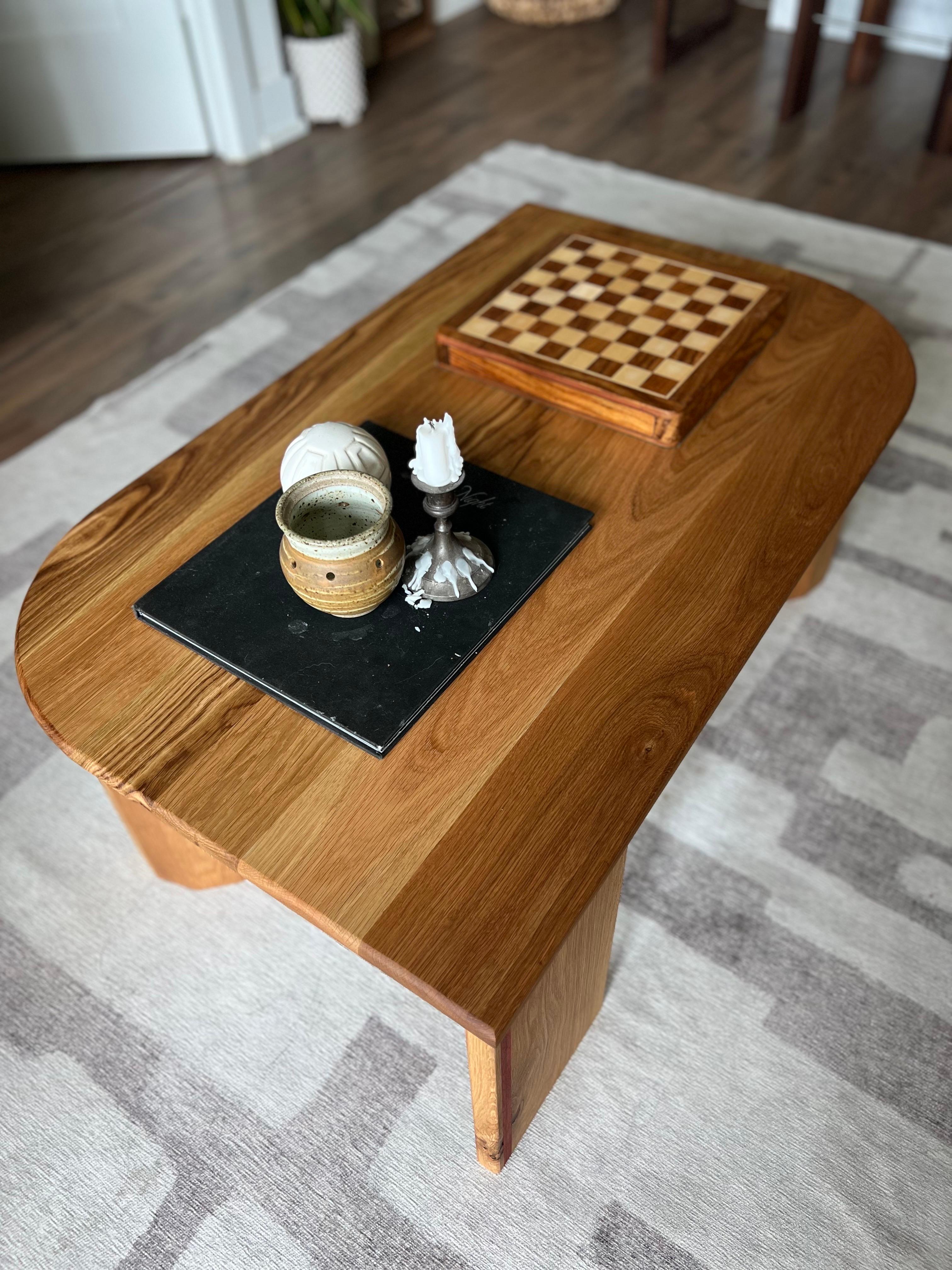 White Oak Redline Design Coffee Table For Sale 5