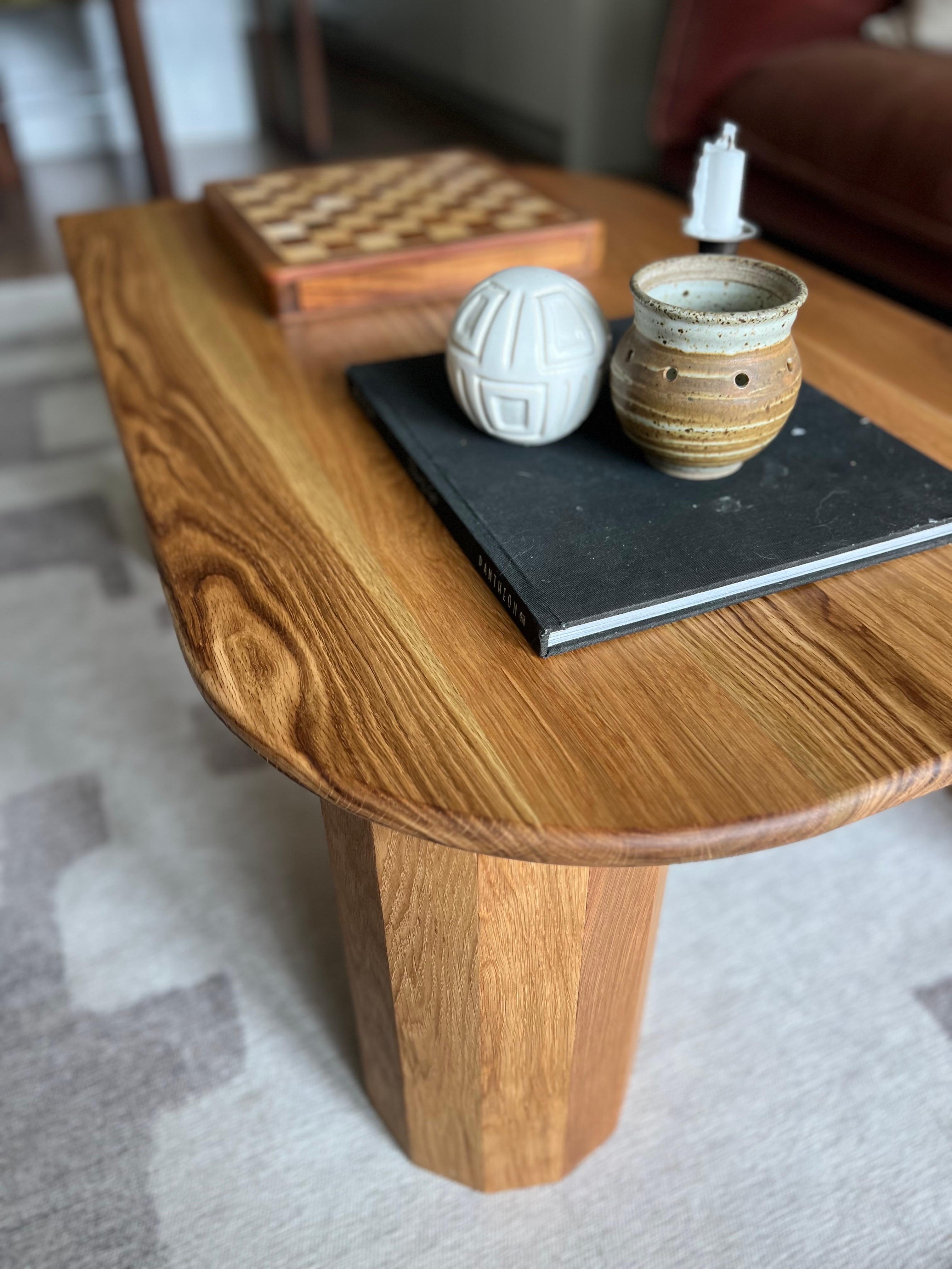 White Oak Redline Design Coffee Table For Sale 7