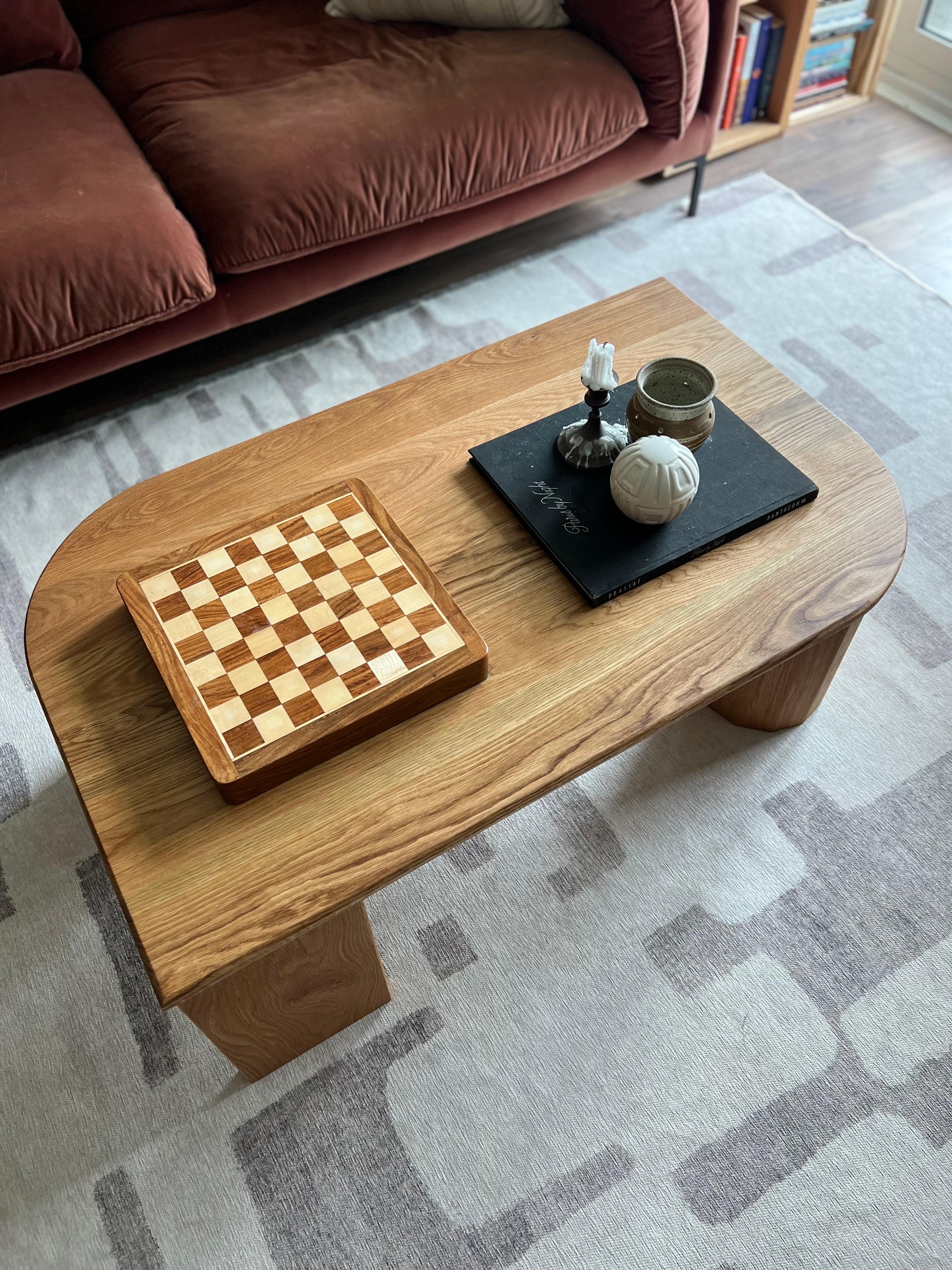 White Oak Redline Design Coffee Table For Sale 6
