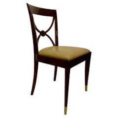 Set Four Art Deco Period DE COENE FRÈRES Side Chairs France circa 1930
