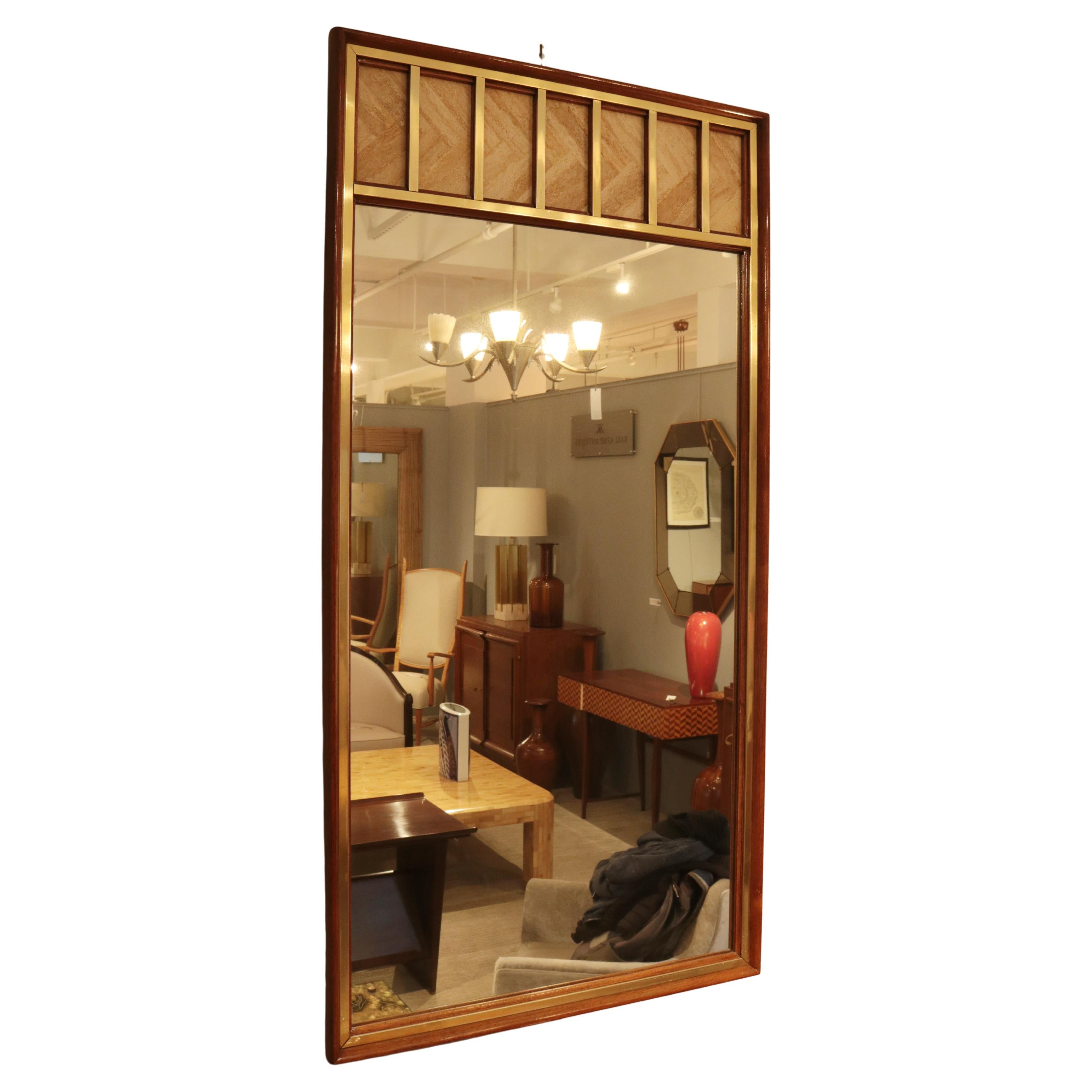 Modernistischer Wandspiegel von Edward Wormley im Angebot 2
