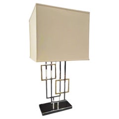 Lampada da tavolo singola geometrica modernista
