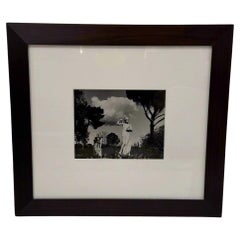 "Rom, im Garten der Villa Medici" by Max Peiffer Watenphul Italy circa 1930