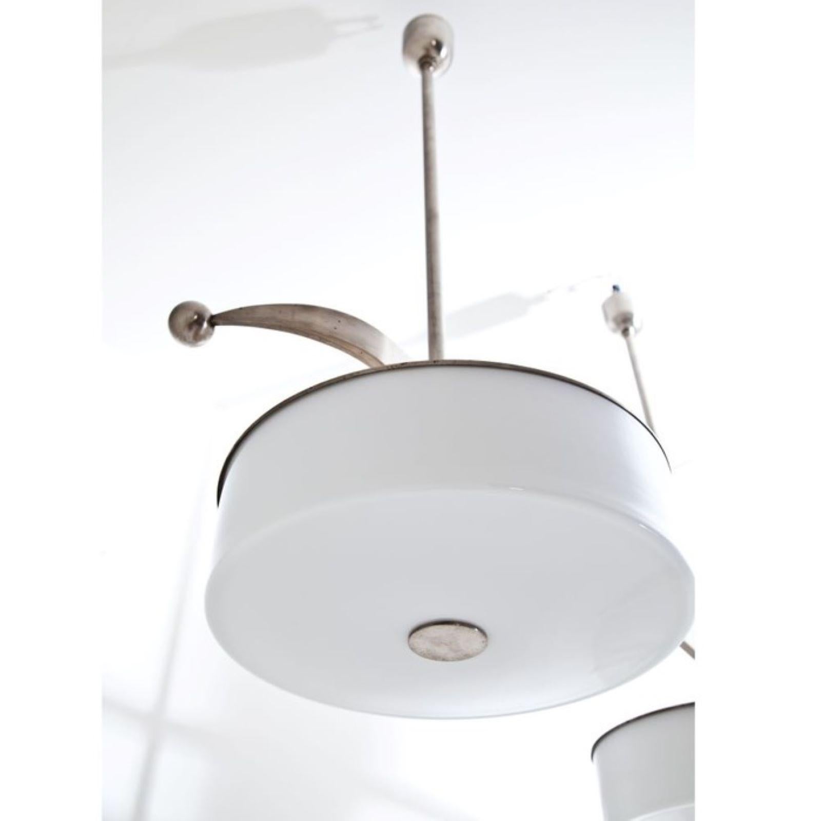 Modernist Streamlined Ceiling Light, 1930s In Good Condition For Sale In New York, NY