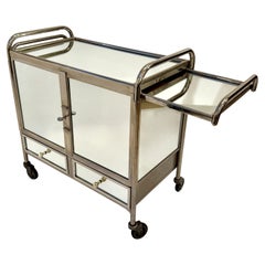 Art Deco Bar Cart, France 1930s