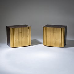 Pair of Bedside Cabinets by Luciano Frigerio for Frigerio di Desio, Italy, 1970s