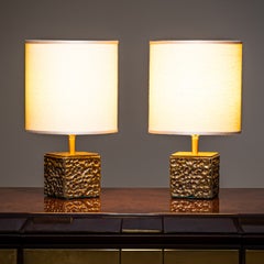 Coppia di lampade da comodino di Luciano Frigerio, Italia, anni ’70