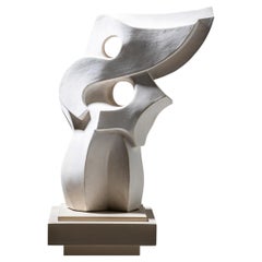 White Coral-Form Ceramic Sculpture, Limoges, France, 20th Century