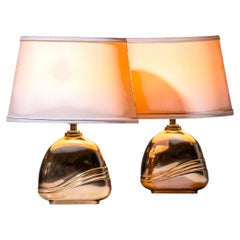 Pair of Table Lamps by Esa Fedrigolli, Italy, 1970s