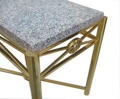 Tavolo consolle Art Deco di Edgar Brandt