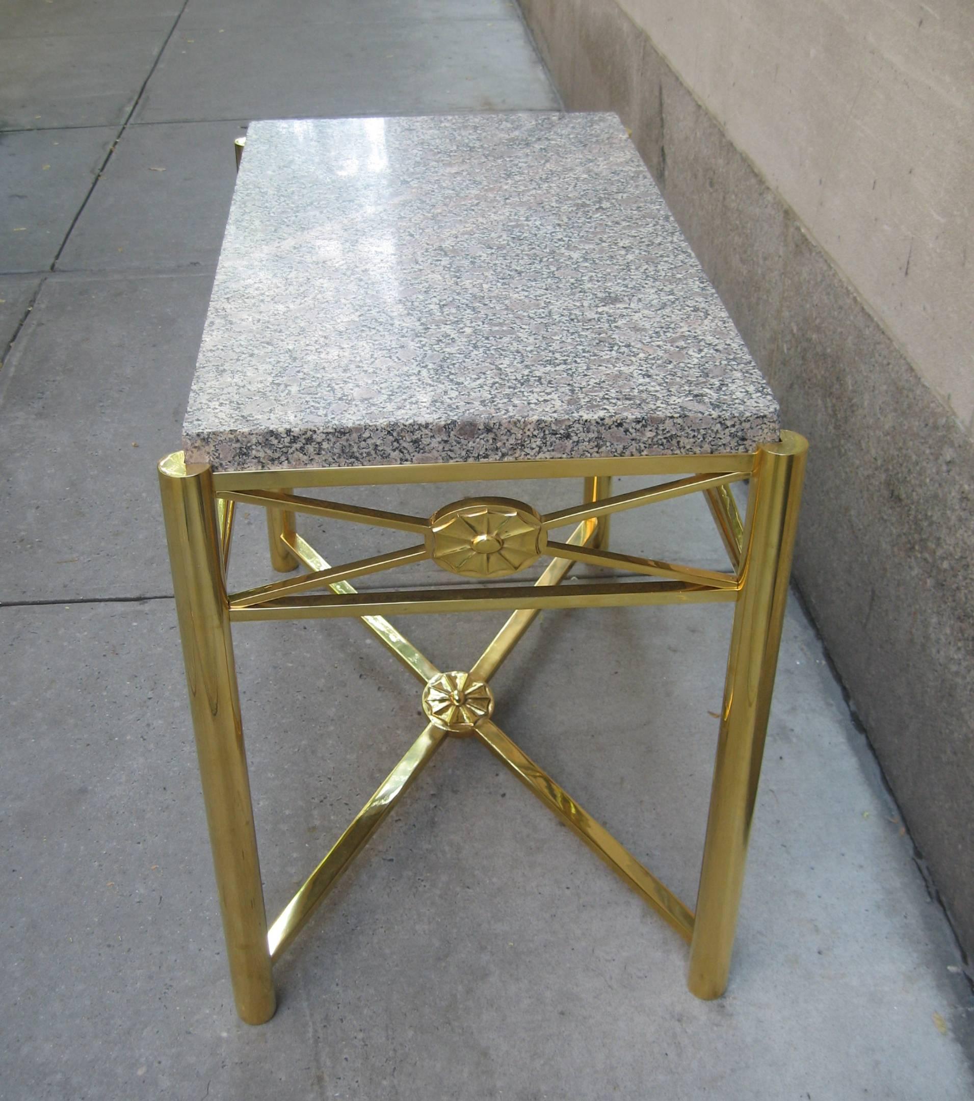 French Edgar Brandt Art Deco Console Table For Sale
