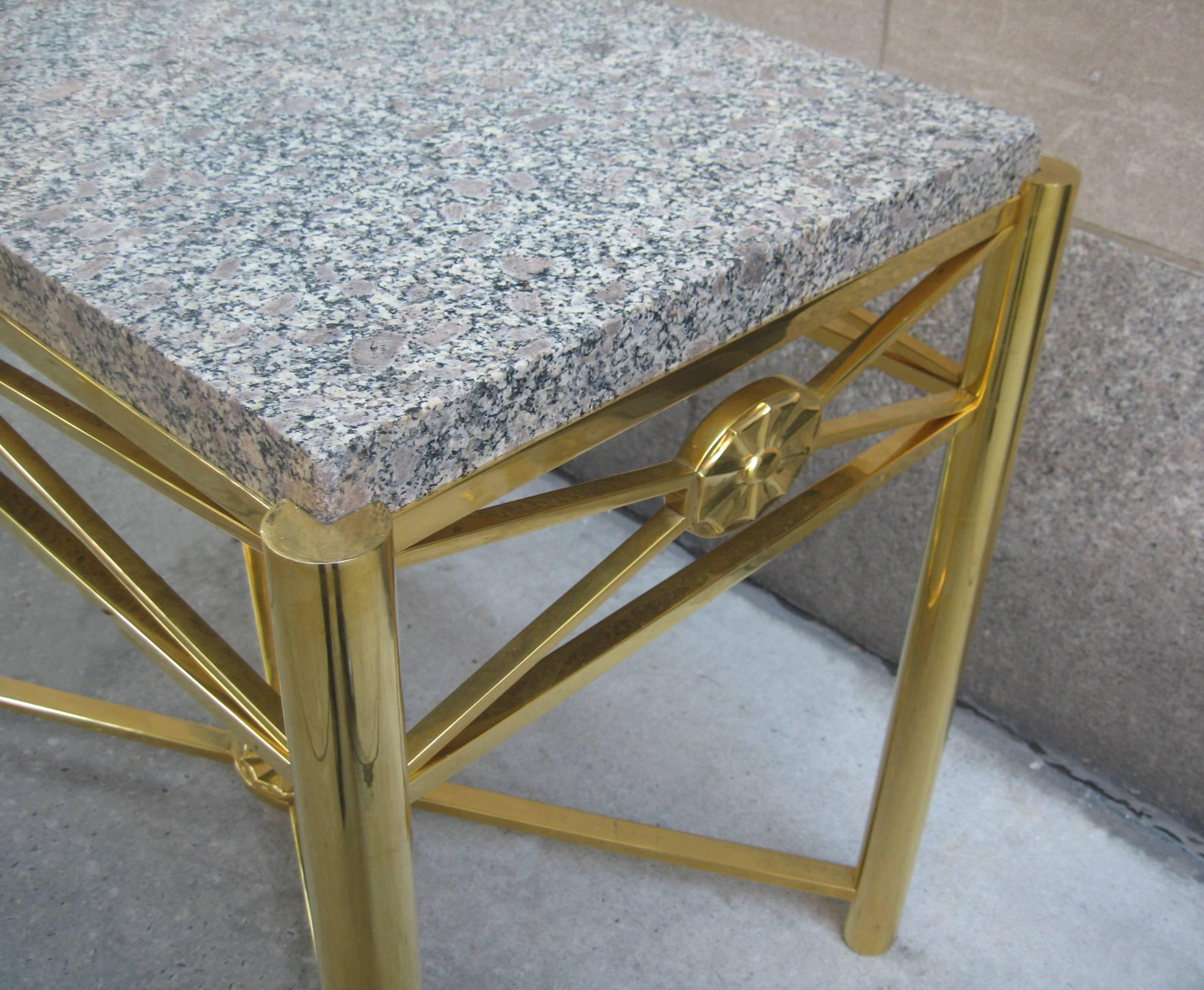 Edgar Brandt Art Deco Console Table In Fair Condition For Sale In New York, NY