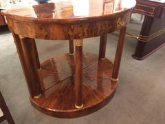 Fine Ormolu Demi-Lune Biedermeier Console