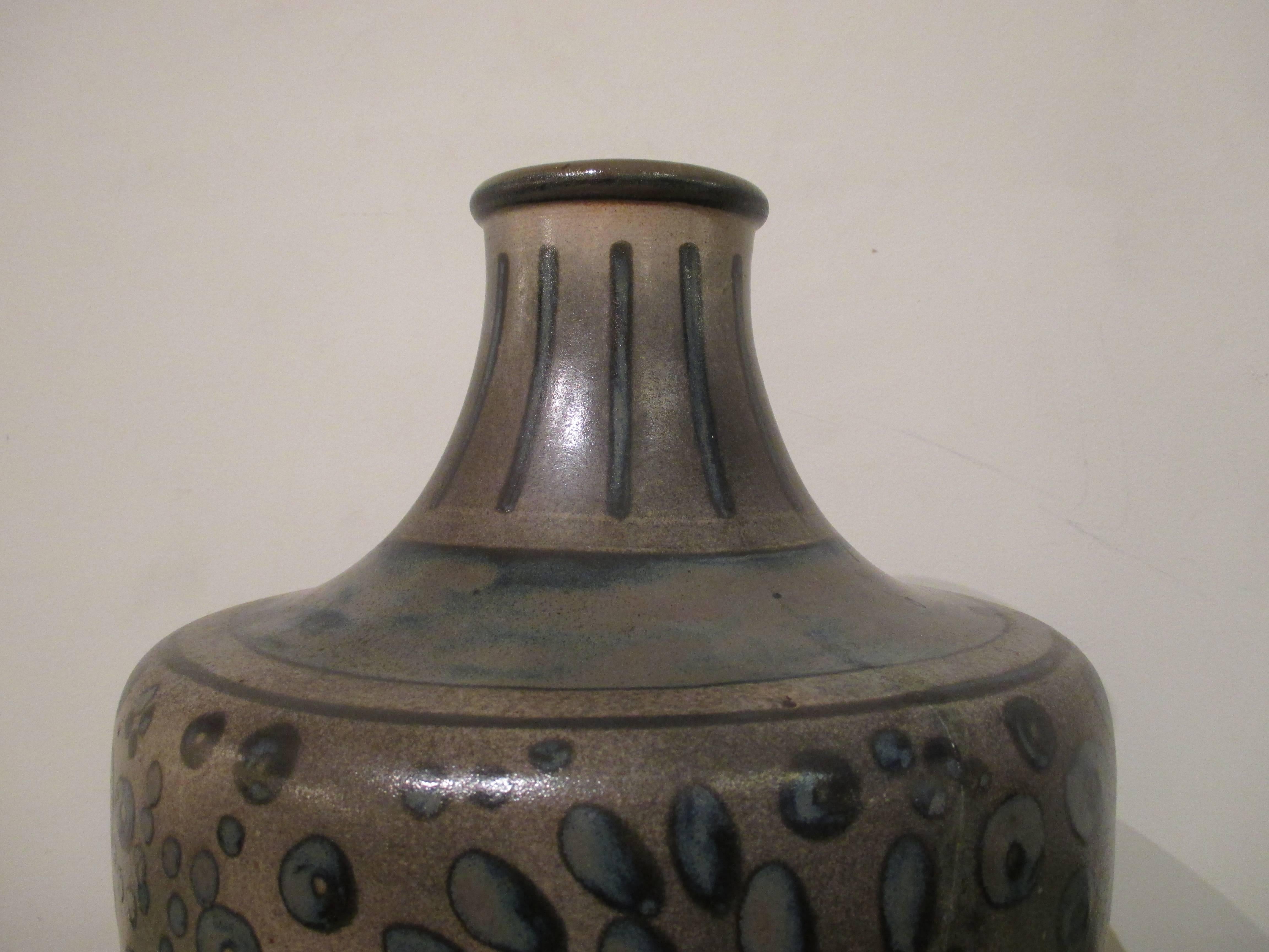 Art Nouveau  Primavera Signed Ceramic Vase