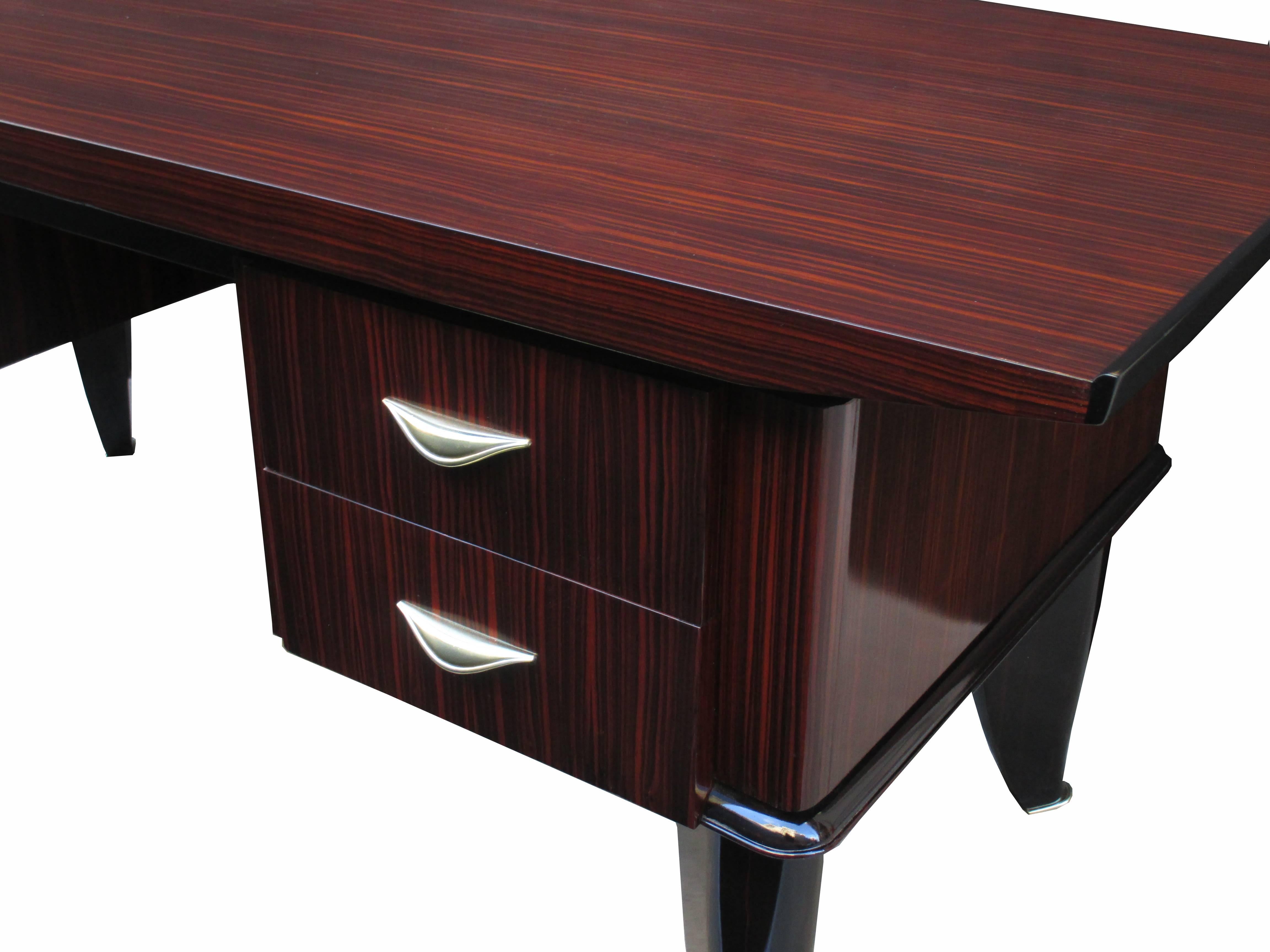 Sanyas et Popot Art Deco-Schreibtisch (Art déco) im Angebot