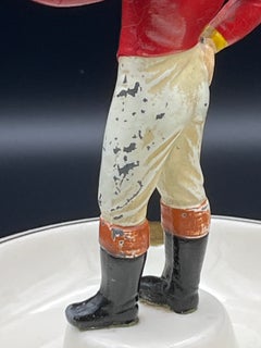 Rare 1930s Art Deco 21 Club Jockey Equestrian Catchall or Smoking Ashtray