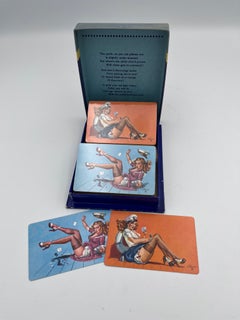 1949 Freeman Elliott "Hit the Deck" Nautical Two Unopened Decks of Playing Cards