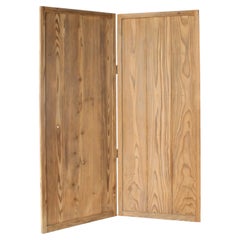 B47 Old Japanese, cedar Byobu folding screen, room dividers