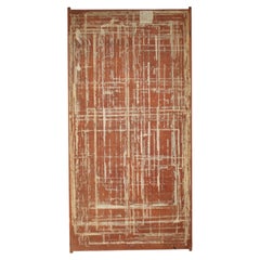 F35 Ancien objet japonais, une planche utilisée par un artisan spécialisé dans le montage *hyōgushi* Art abstrait