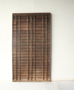 D23 Old Japanese Architectural Element, ​​Striped Pattern, folk art