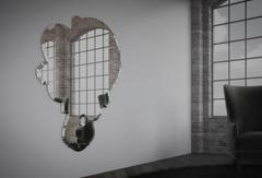 Marcel Wanders "Dysmorphophobia 2, " Mirror, Stainless Steel, Glass, 2015