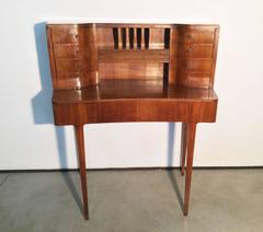Beautiful Curved Desk Attributed to Guglielmo Ulrich, 1940