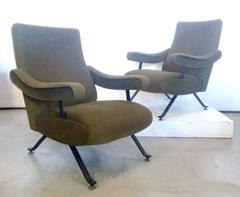 Pair of Recliners Armchairs by Formanova, 1950