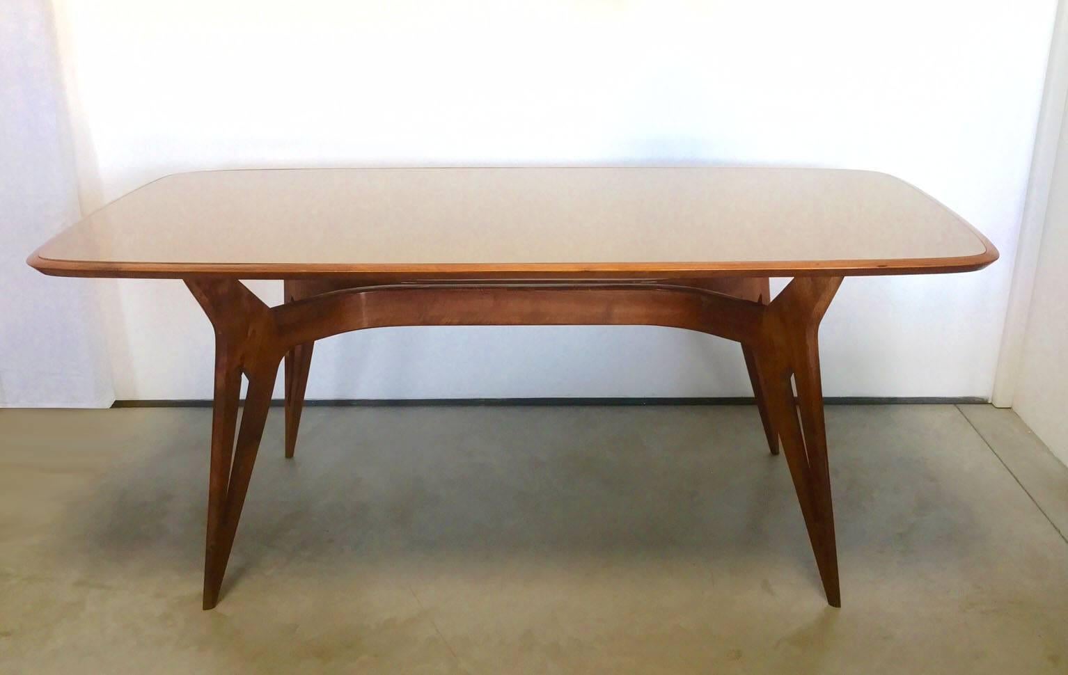 Exceptional Table Attributed to Ico Parisi, 1950 In Good Condition In Fossano, IT