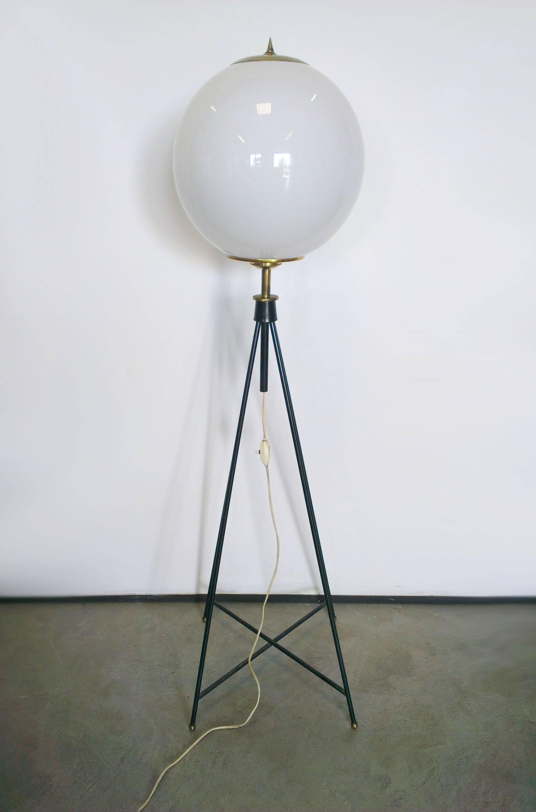 Italian Floor Lamp by Stilnovo, 1950