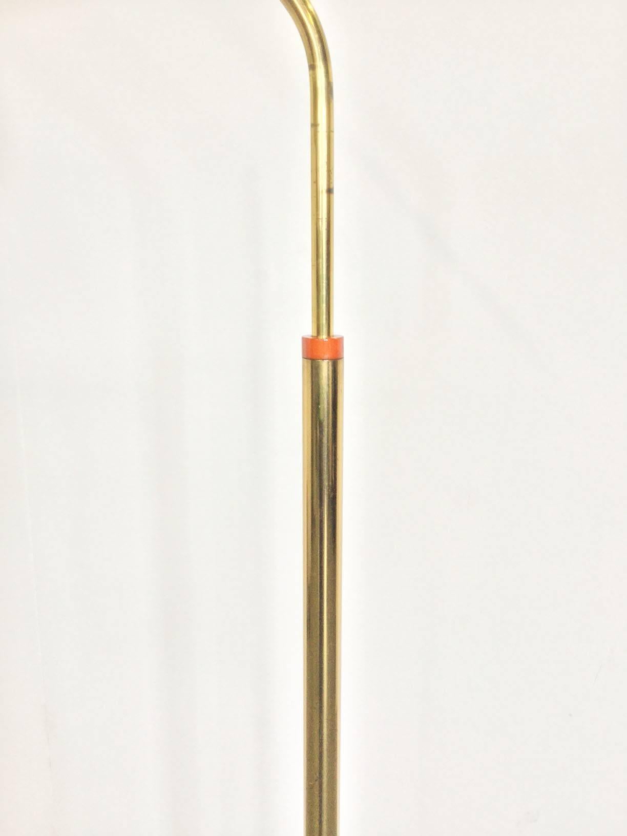 Minimalist Exceptional Gio Ponti Floor Lamp Prod. Fontana Arte For Sale