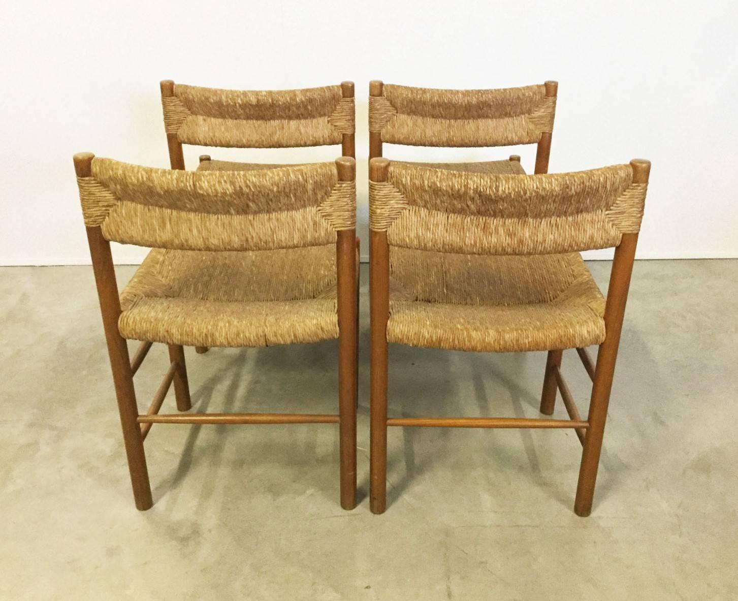 French Set of Four Chairs by Robert Sentou For Sale